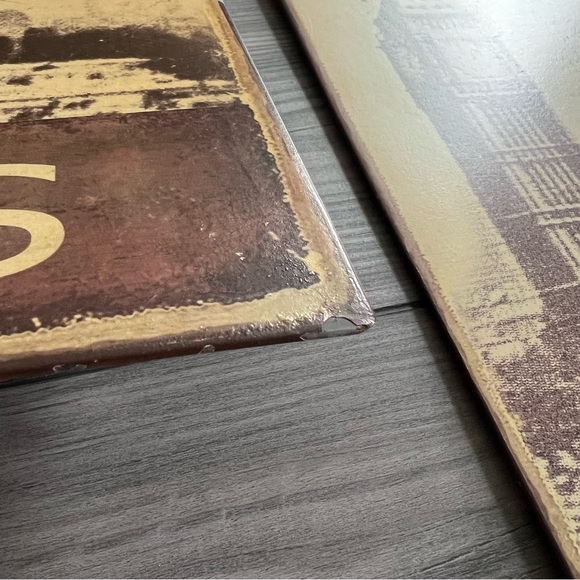 Rustic London x Paris Tin Prints - Picture 2 of 3